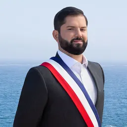 Portrait of Gabriel Boric
