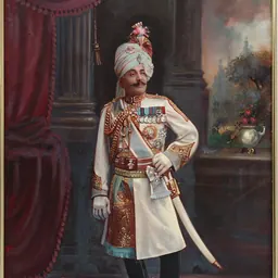 Portrait of Pratap Singh I of Idar