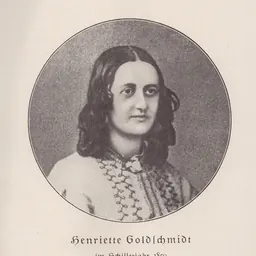 Portrait of Henriette Goldschmidt