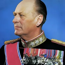 Portrait of Olav V of Norway