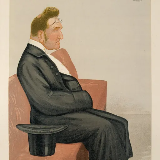 Portrait of Edmund Beckett, 1st Baron Grimthorpe