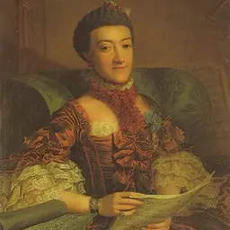 Portrait of Princess Charlotte Sophie of Saxe-Coburg-Saalfeld