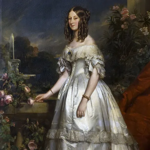 Portrait of Princess Victoria, Duchess of Nemours