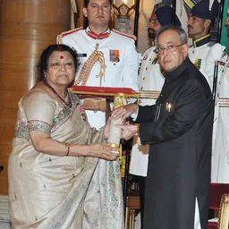 Portrait of Usha Kiran Khan