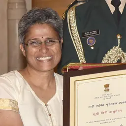Portrait of Mini Vasudevan