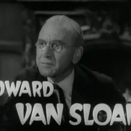 Portrait of Edward Van Sloan