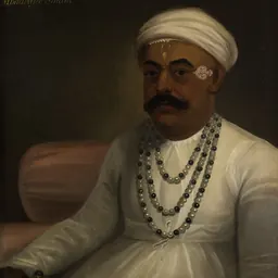 Portrait of Mahadaji Scindia