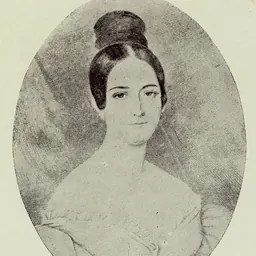 Portrait of Maria de las Mercedes Santa Cruz y Cardenas de Jaruco