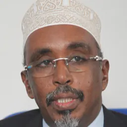 Portrait of Sharif Hassan Sheikh Aden