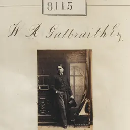 Portrait of W. R. Galbraith