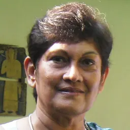 Portrait of Sunethra Bandaranaike