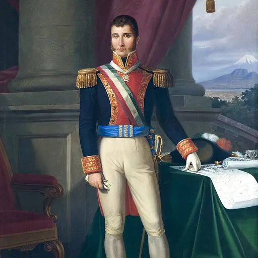 Portrait of Agustín I of Mexico