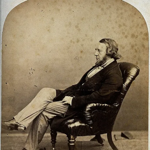 Portrait of Richard Monckton Milnes, 1st Baron Houghton