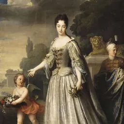 Portrait of Marie Adélaïde of Savoy