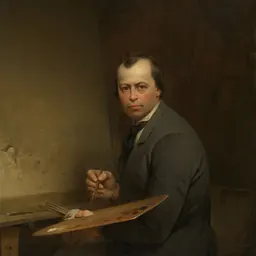 Portrait of Ferdinand de Braekeleer the Elder