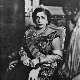 Portrait of Tadj ol-Molouk of Iran