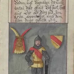 Portrait of Rudolf V, Margrave of Baden-Pforzheim
