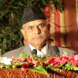 Portrait of Ram Baran Yadav