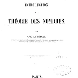 Portrait of Victor-Amédée Lebesgue
