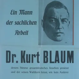 Portrait of Kurt Blaum