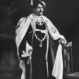 Portrait of Shahu of Kolhapur