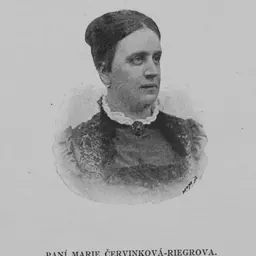 Portrait of Marie Červinková-Riegrová