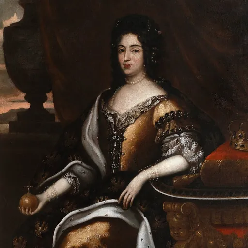 Portrait of Marie Casimire Louise de La Grange d'Arquien