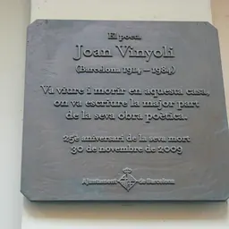 Portrait of Joan Vinyoli