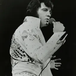 Portrait of Elvis Presley