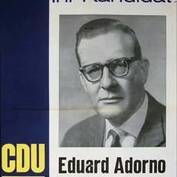 Portrait of Eduard Adorno
