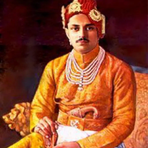 Portrait of Brijendra Singh I of Bharatpur