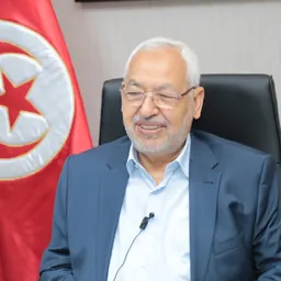 Portrait of Rached Ghannouchi