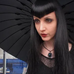 Portrait of Wednesday Mourning