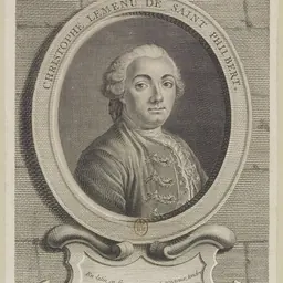 Portrait of Christophe Le Menu de Saint-Philbert