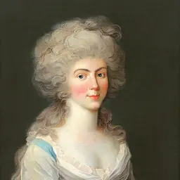 Portrait of Landgravine Augusta Wilhelmina of Hesse-Darmstadt