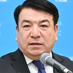 Portrait of Ğani Beisembaev
