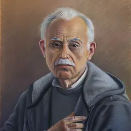 Portrait of Gholamhossein Saber