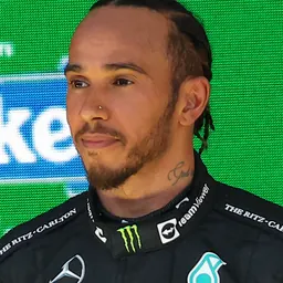 Portrait of Lewis Hamilton