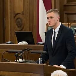 Portrait of Jānis Dombrava