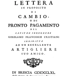 Portrait of Girolamo Francesco Cristiani