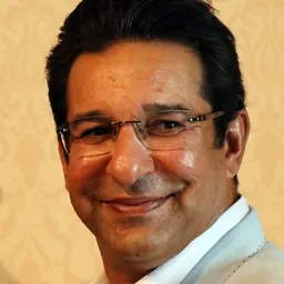 Portrait of Wasim Akram