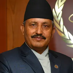 Portrait of Giriraj Mani Pokharel