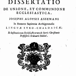 Portrait of Giuseppe Luigi Assemani