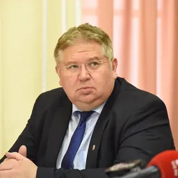 Portrait of István Bajkai