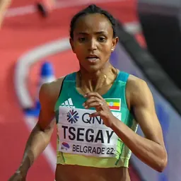 Portrait of Gudaf Tsegay
