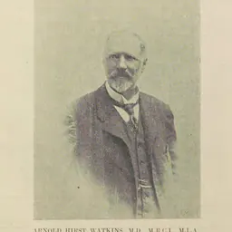 Portrait of Arnold Hirst Watkins