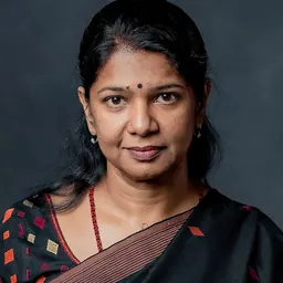 Portrait of Kanimozhi Karunanidhi