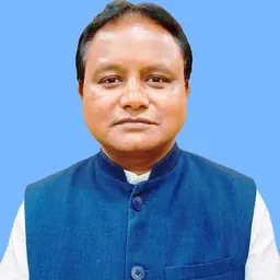 Portrait of Mohan Charan Majhi