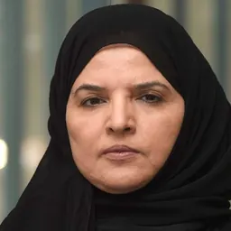 Portrait of Aziza al-Yousef