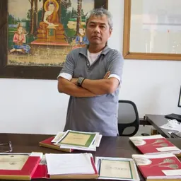 Portrait of Youk Chhang